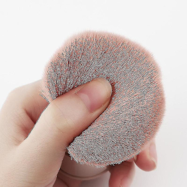 Kiinnitysjauheharja Pehmeällä Tekokuidulla, Kansi Suojelee Pölyltä (1 kpl)