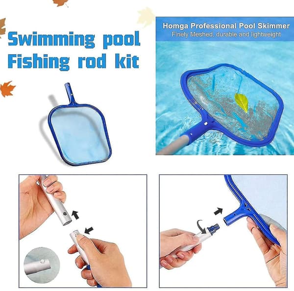 Poolnät, Poolblad, Skräp, Rensa, Skimmernät