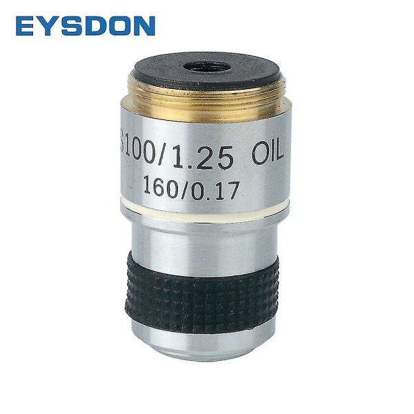 Eysdon 100x Objektivlinser for biologisk mikroskop, 185 mm