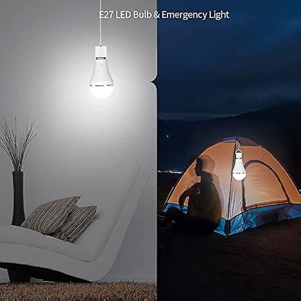Nödlampor, 2-pack, Multifunktionella Laddningsbara 12W LED-Nödlampor