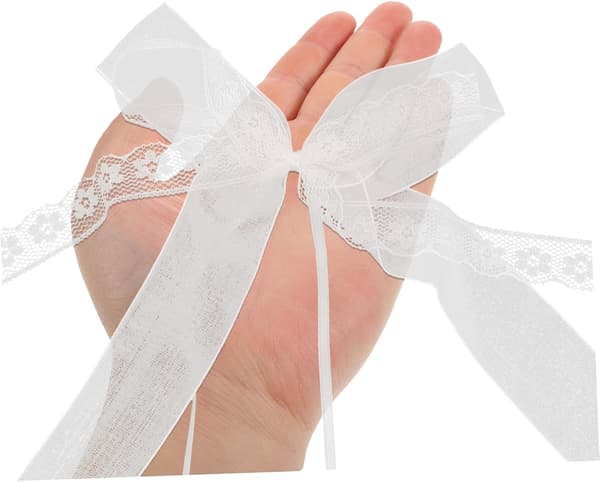 20 stk. elegante sløyfer for bryllupsdekorasjon og festdekorasjoner
