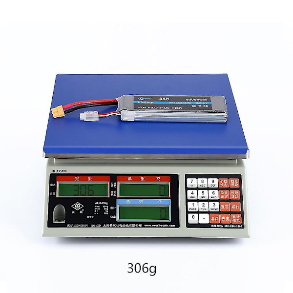 7.4V 5000mAh 45C XT60-kontakt Li-poly batteri för RC-drönare