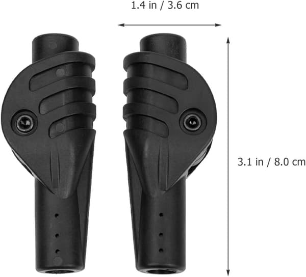 2st 11 mm tältstångsförbindelser för campingtältstöd DIY vikbara delar