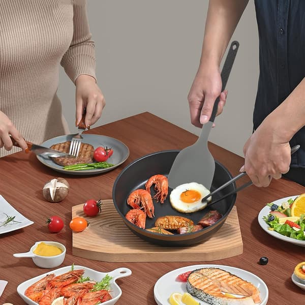 Non-stick silikonspatel Kjøkkenspade Matkvalitets silikonmateriale Varmebestandig