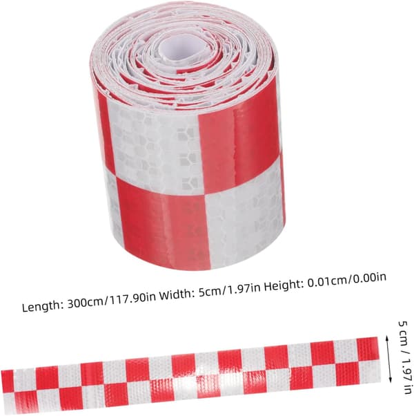 Reflekterende varseltape for bilsikkerhet, selvlysende reflekterende tape, nattesynlighetsklistremerke
