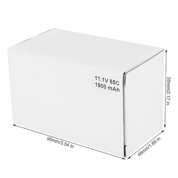 11.1V 1800mAh 65C XT60 Li-Po akku RC-droneille