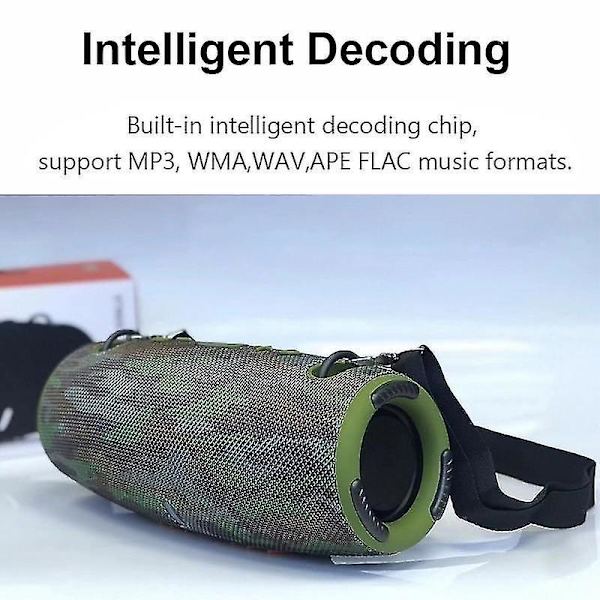 40W Højtydende Bluetooth Højttalere Subwoofer TWS Camouflage