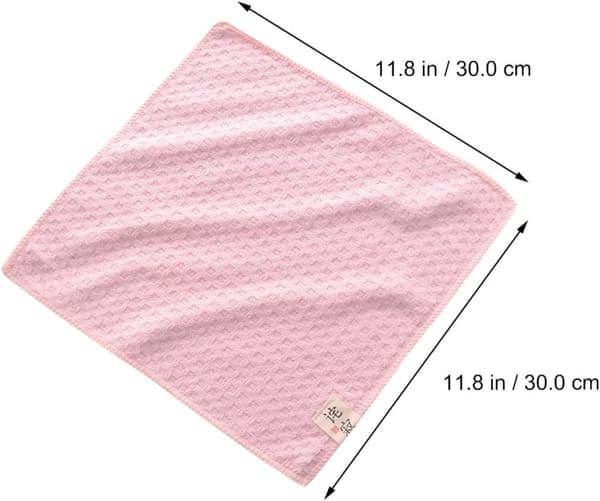 4 stk. 1 pose absorberende vaskeklude superfine håndklæder firkantet mikrofiber