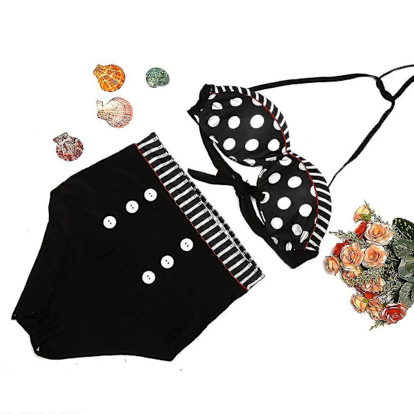 Naisten Bandage Bikinin Setti Push-up Rintaliivit Uimapuvut