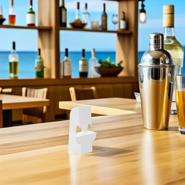 100 stk. papp sommerfugl stativ staffeli baksider plakat skilt holder
