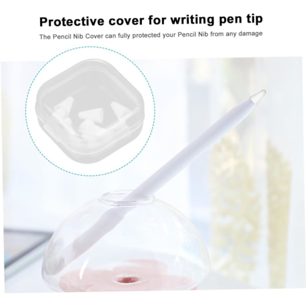 8 st Stylus Penna Fodral Alr Skärm Stylus Skydd Skärm Vit