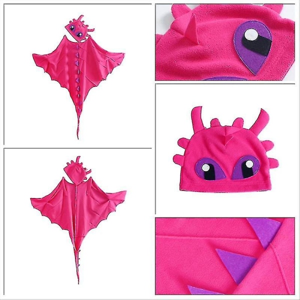 Toothless-asu: Viitta ja Hattu Fuchsia