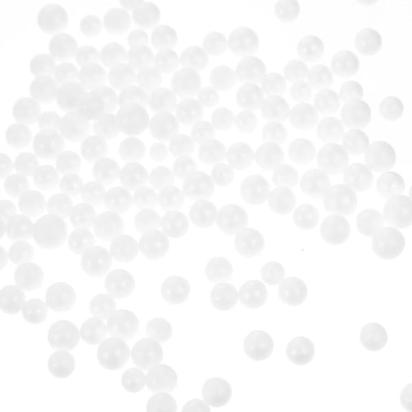 1 pose putefyllskum, multifunksjonelle skumkuler, lett hvit fyllstoff, utstoppet dukke fyllmateriale design