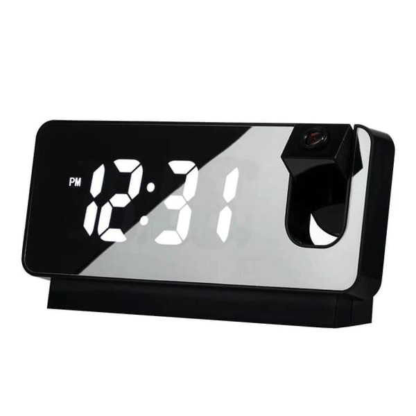 Led USB Digital Projektor Projektion Snooze Dual Alarm Fm Radio