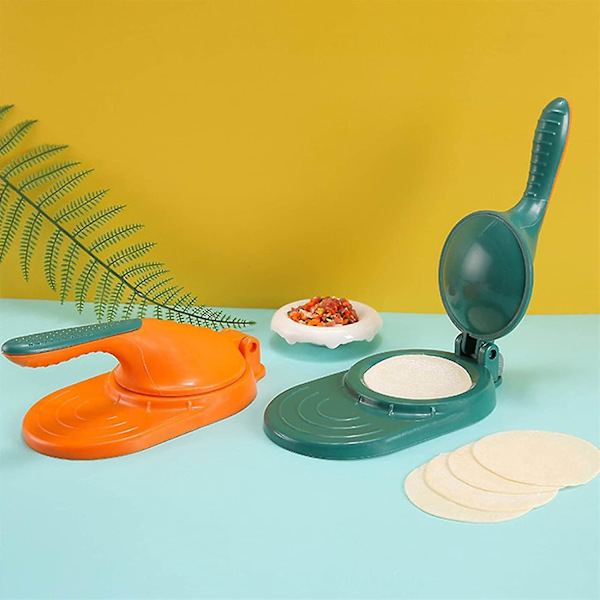 Mini Manuel Tortilla Presse Makertortilla Presse Dumpling Maker Værktøj Manuel Dumpling Pressing Værktøj Dumpling Wrapper Fremstillingsform Køkken Gadget Tilbehør
