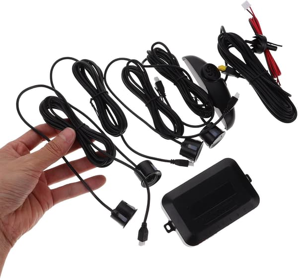 Bil backradar parkeringssensor kit display sensor varningslarm för fordonsbackning parkering