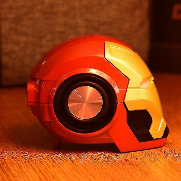 Trådlös Bluetooth Iron Man Högtalare Ljudfält Bas