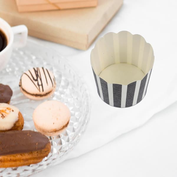 100 stk. bakeformer, kakebakeformer, papirkake, matkvalitet, dekorert
