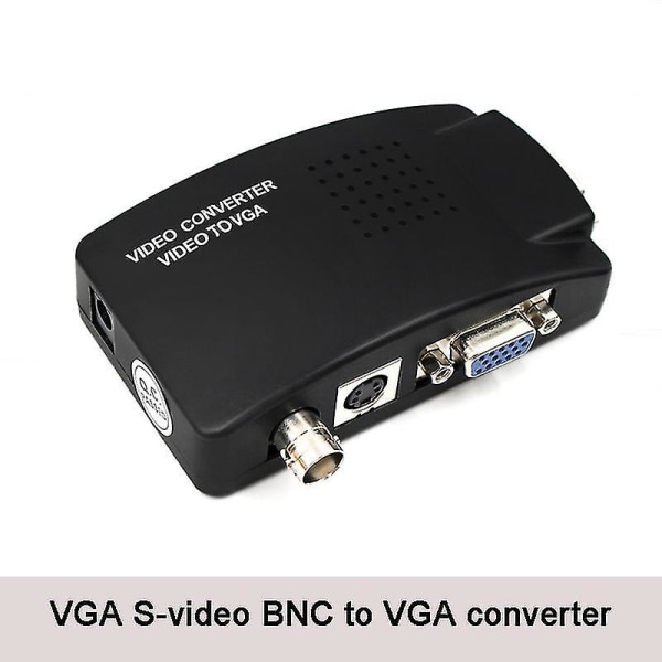 CCTV-kamera BNC S-Video VGA til bærbart skjermkonverter