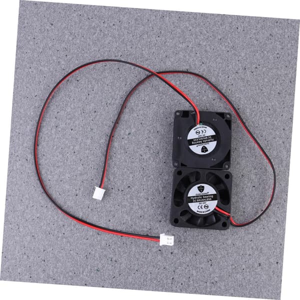 2 stk. 24V 3D-printer køleventilator og hydraulisk leje luftblæsersæt, radial turboblæser og 4010 køleventilator