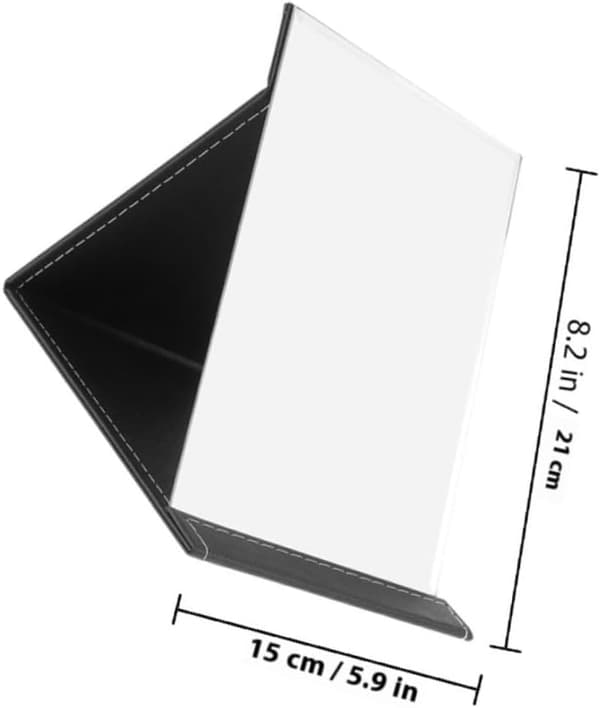 Bærbart makeup-spejl, foldbart design til rejser og hjemmebrug, high-definition spejl, slidstærk overflade