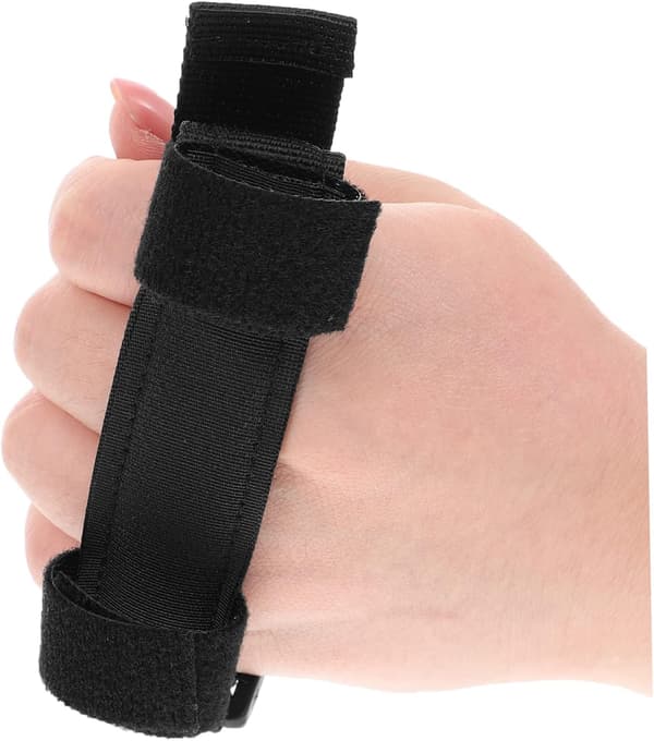 5 stk. adaptiv bestikmanchet til handicappede, justerbar rem til ske og gaffel