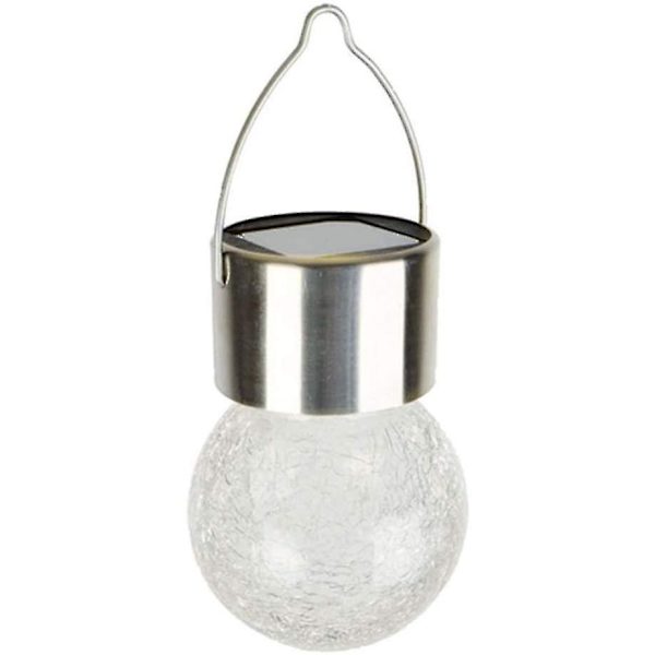 4-pack Globeglaskulor Solcellslampa Färgväxlande LED Hängande Ljus
