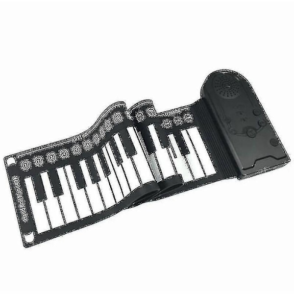 Sähköinen Piano Digitaalinen Piano 49-näppäiminen Kannettava Pehmeä Silikoninen Rullattava Elektroninen Näppäimistö Piano Aloittelijoille