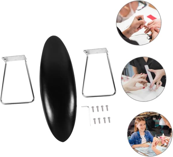 Neglekunst Øvelseshåndpude Manicure Armlæn Håndledsstøtte Læder Håndstøttepude