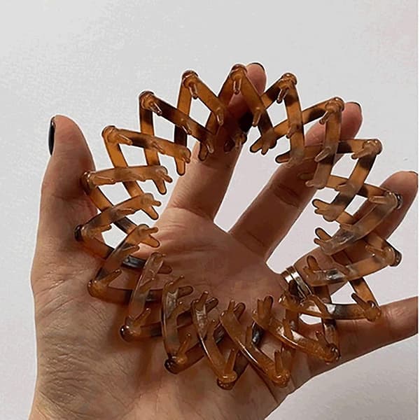 7-pack Fågelboformade Hårclips Hårclaw, Hästsvans Hårstift Lockar