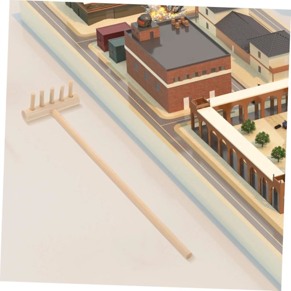 6 stk. Mini Haveredskaber Landskabspleje Rive Lille Spade Kraftig Rive