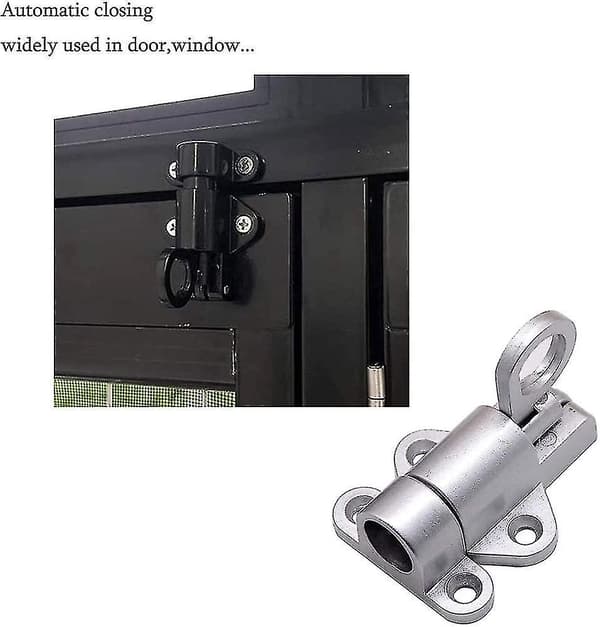 Automatisk Dørgreb i Aluminium, 2 stk. Fjedergreb, Springdørgreb