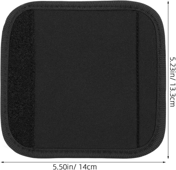 2 st skivstångsdynor i polyester med bekvämt grepp och bärbar halkfri design