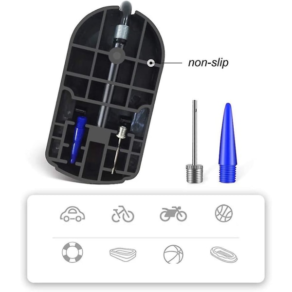 Pumpe til Cykler - Bærbar Mini Cykelpumpe Multifunktionel Cykelpumpe Gulvmodel