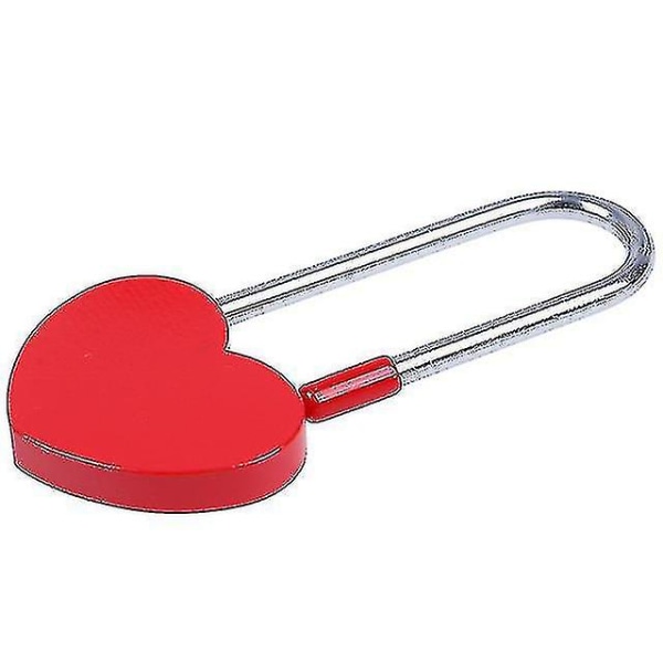 Härligt Mini Heart Love Lock hänglås Red