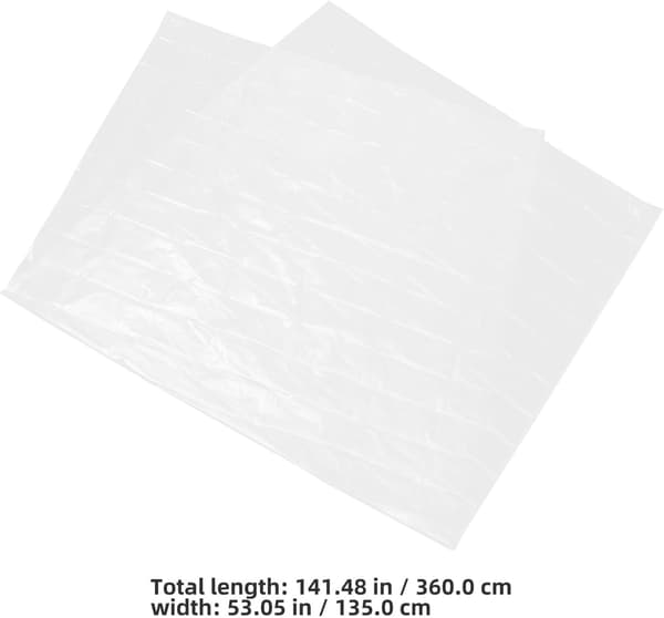 Plastikk Sofatrekk 360x135cm Vanntett Robust Møbelplasttrekk