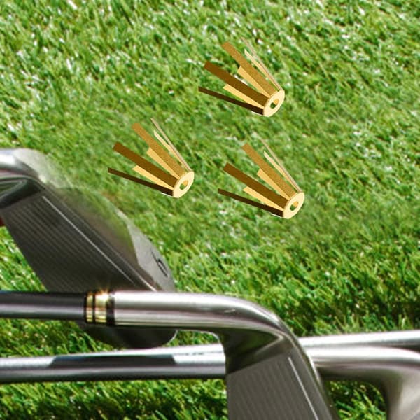 5 stk. messing golfskaftadapter-shims 20 mm blæksprutte universal golfskaftforlængerværktøj