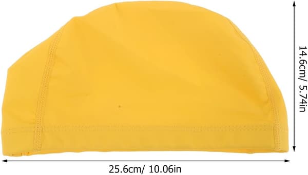 4 stk vanntette pustende badehetter for voksne, elastiske store nylon svømmehetter sklisikre