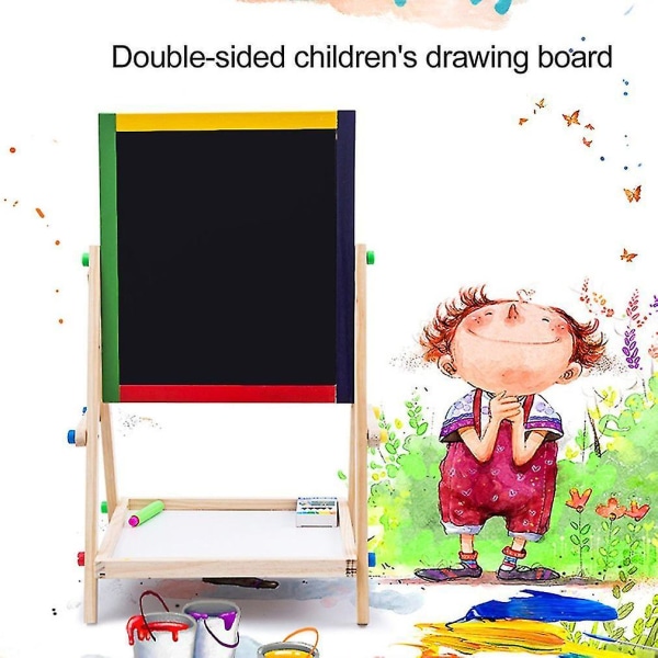 Säädettävä lasten piirustuslauta taittuva magneettipaneeli