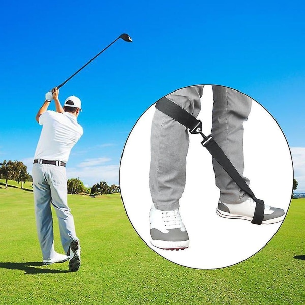 Golfsving øve træning af benstøttebånd