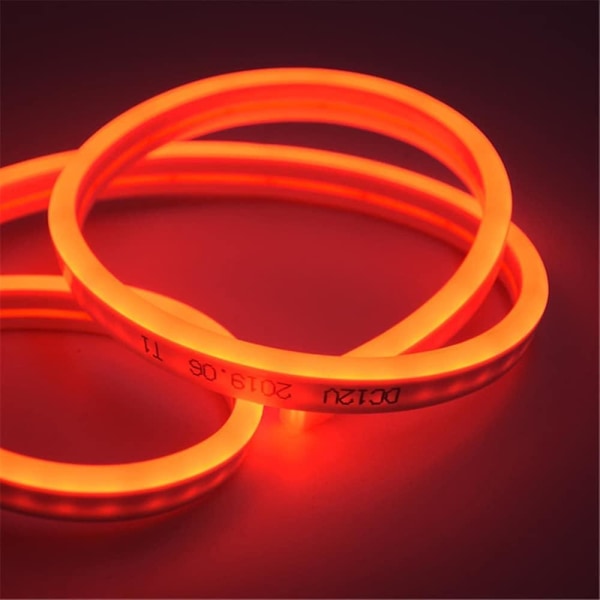 5m 16.4ft Neon Fleksibel LED Strip Lys Vandtæt Bånd