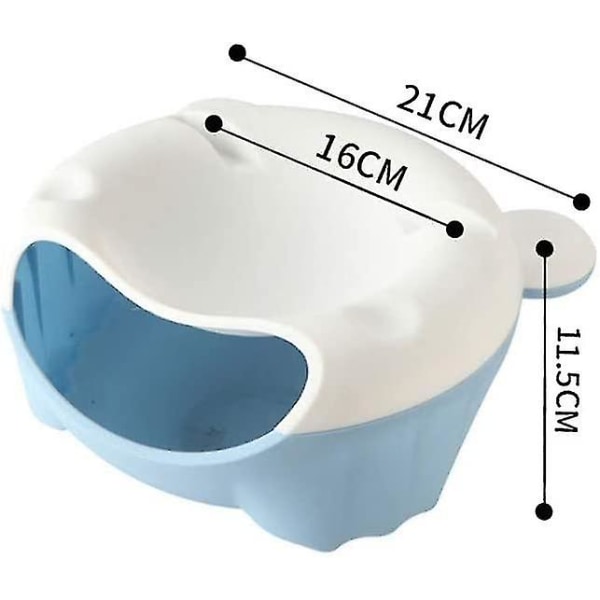 CAN Mini CAN, pöytätason roskakori jätepaperisäiliö Vanity meikkipidike (valkoinen ja musta, 1 kpl)