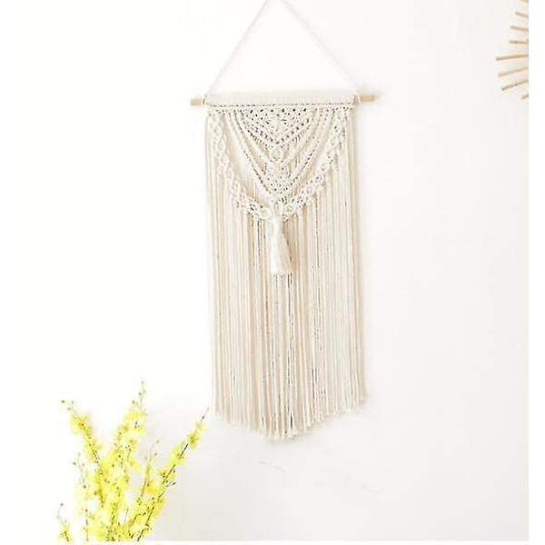 40x75cm Makramé Handvävd Väggbonad Boho Chic Väggdekoration