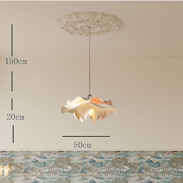50 cm riippuvalaisin, lyhtydesign, metalli, maalattu pinta