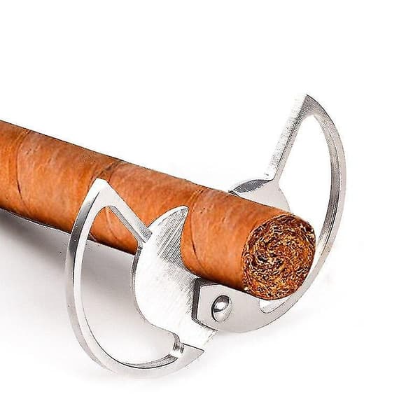 Caliber 16mm Rund Bærbar Cigarklipper i Rustfrit Stål