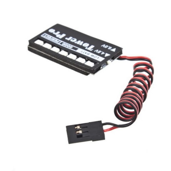 7 LED Mottaker Batterispenningsindikator Monitor