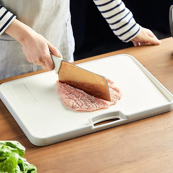 Japansk stil tykt skjærebrett med håndtak og sklisikker overflate