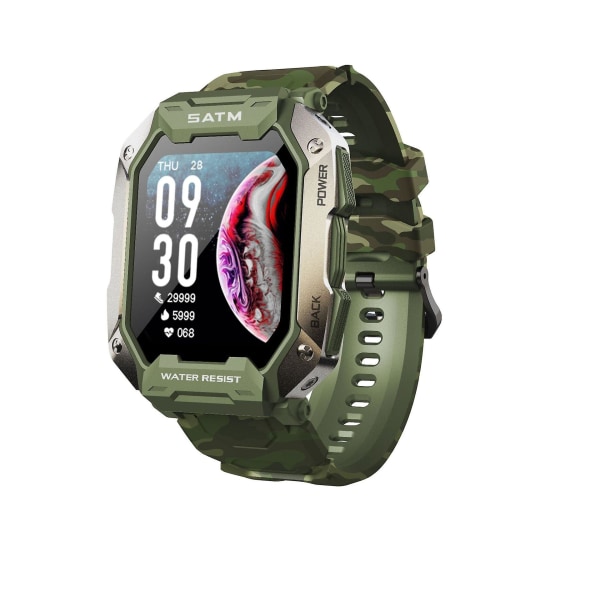 Smartwatch 1,71 tommer 380mah Multi-scene Sport Mode 5atm Green