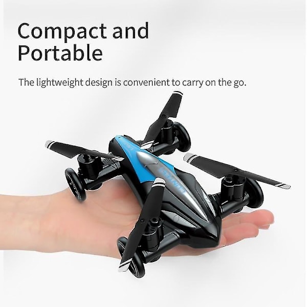 D85 2-i-1 Dron Flygande Bil Luft & Mark 2.4g Dubbla Lägen Racing RC Bil Quadcopter|rc Quadcopter