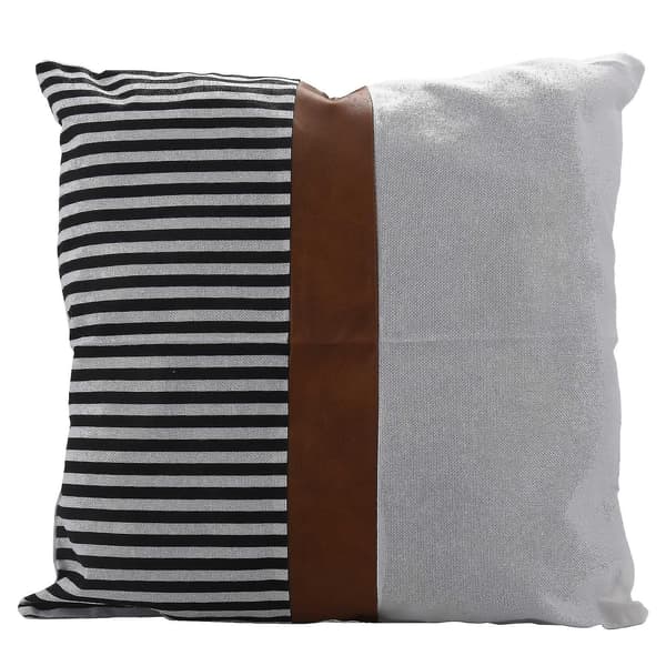 Set med 2 Patchwork Linne Bohemiska Kuddfodral, 18x18 Tum